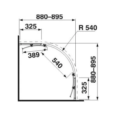 Jika Cubito Pure íves zuhanykabin 90 cm ezüst profil arctic üveg (2532420026661)