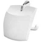 Bisk Capri fedeles WC papír tartó fehér műanyag 26402 rajza