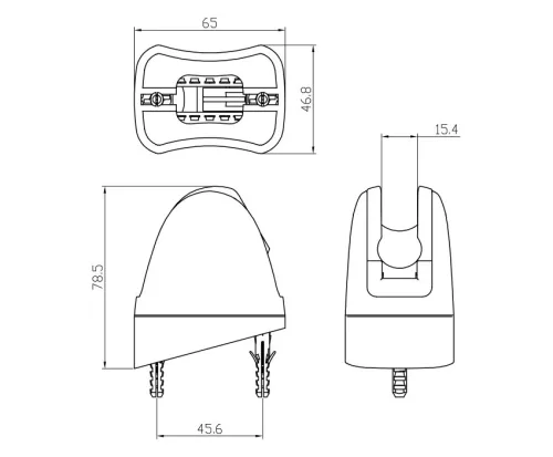 Mofém zuhanytartó BASIC állítható (275-0038-07)