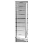 Jika Lyra Plus zuhanyfal 80 cm fehér profil stripy üveg (2973810006651)