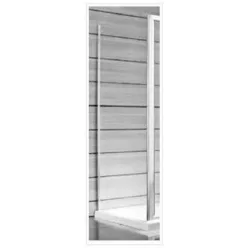   Jika Lyra Plus zuhanyfal 90 cm fehér profil stripy üveg (2973820006651)