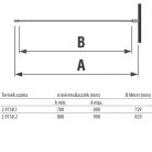 Jika Lyra Plus zuhanyfal 90 cm fehér profil átlátszó üveg (2973820006681)