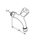 Kludi Standard fali kifolyó szelep perlátoros króm (300150515)