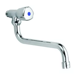   Kludi Standard kifolyó szelep fali alsólengő króm (304050515)