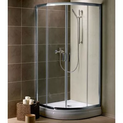 Radaway Premium Plus A1900 íves zuhanykabin króm profil grafit üveg 30413-01-05N műszaki rajz