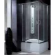 Radaway Premium Plus C1700 szögletes zuhanykabin króm profil átlátszó üveg 30461-01-01N rajza