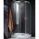 Radaway Premium Plus E1900 íves aszimmetrikus zuhanykabin átlátszó üveg 30492-01-01N műszaki rajz