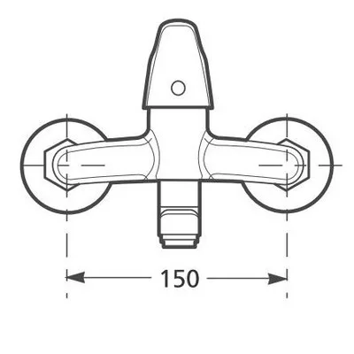 Jika Talas egykaros fali mosdó csaptelep 210 mm króm (3111N70042401)