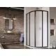 Ravak Supernova SKCP4 80x80 195 zuhanykabin fekete+grape
