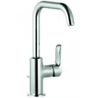 Kludi PURE&SOLID egykaros mosdó csaptelep króm automata leeresztővel 340250575 rajza