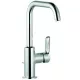 Kludi PURE&SOLID egykaros mosdó csaptelep króm automata leeresztővel 340250575 rajza