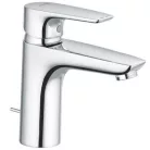 Kludi PURE&SOLID 100 egykaros mosdó csaptelep króm automata leeresztővel 342900575 rajza