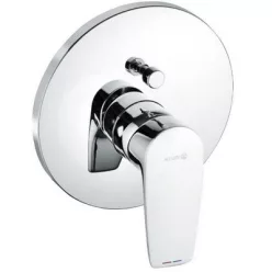Kludi PURE&SOLID süllyesztett kád és zuhany csaptelep króm külső rész 346570575 rajza
