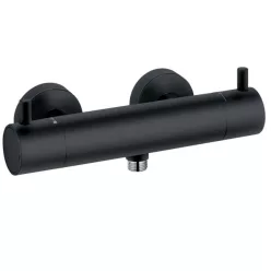 KLUDI BOZZ termosztátos zuhanycsaptelep fekete KL-352033938 rajza