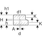 Geberit PE excentrikus szűkítő, rövid, DN 63/50 - 364.561.16.1