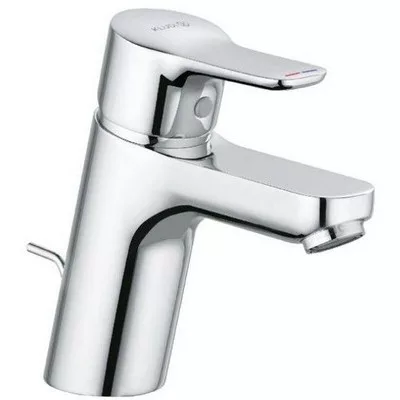 Kludi PURE&EASY egykaros bojler mosdó csaptelep króm automata leeresztővel 372760565 rajza