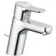Kludi PURE&EASY egykaros bojler mosdó csaptelep króm automata leeresztővel 372760565 rajza