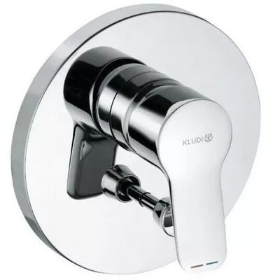 Kludi PURE&EASY süllyesztett kád és zuhany csaptelep króm külső rész 374190565 rajza