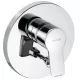Kludi PURE&EASY süllyesztett kád és zuhany csaptelep króm külső rész 374190565 rajza