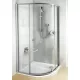 Ravak Pivot PSKK3 80x80 zuhanykabin Fehér / Króm+transparent