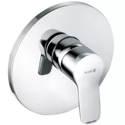 Kludi PURE&EASY süllyesztett egykaros zuhany csaptelep króm külső rész 376550565 rajza