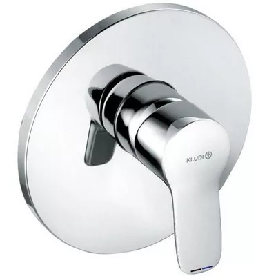 Kludi PURE&EASY süllyesztett egykaros zuhany csaptelep króm külső rész 376550565 rajza