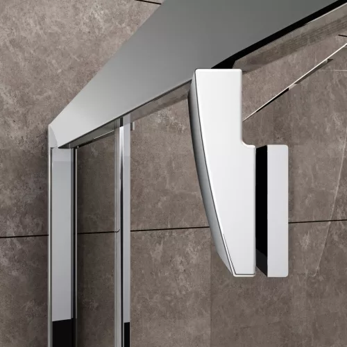 Ravak Pivot PSKK3 90x90 zuhanykabin fekete+transparent