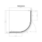 Ravak Pivot PSKK3 90x90 zuhanykabin krómhatású+transparent