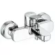 Kludi PURE&EASY kád és zuhany csaptelep króm 376810565 rajza