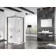 Ravak Pivot PSKK3 100x100 zuhanykabin fekete+transparent