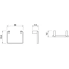 Jika Design törölközőtartó gyűrű 20 cm króm (3813C40044001)