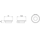Jika Pure fali szappantartó mattüveg betéttel króm (3833B10040001)