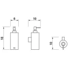 Jika Generic fali szappanadagoló króm (3833D20041001)