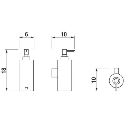 Jika Generic fali szappanadagoló króm (3833D20041001)