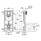 Grohe Rapid SL fali WC tartály beépíthető 1130 mm GR-38528001