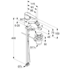 KLUDI ACTIVE automata bidé csaptelep KL-385320561