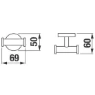 Jika Mio kettes fogas króm