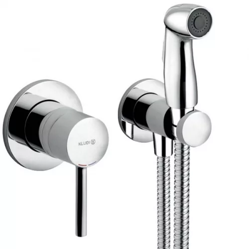 KLUDI BOZZ intim higiéniai zuhanyszett komplett króm KL-389990576 rajza