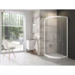 Ravak Blix BLCP4 80x80 zuhanykabin fehér+grape
