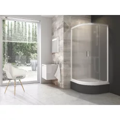 Ravak Blix BLCP4 80x80 SABINA zuhanykabin fehér+grape