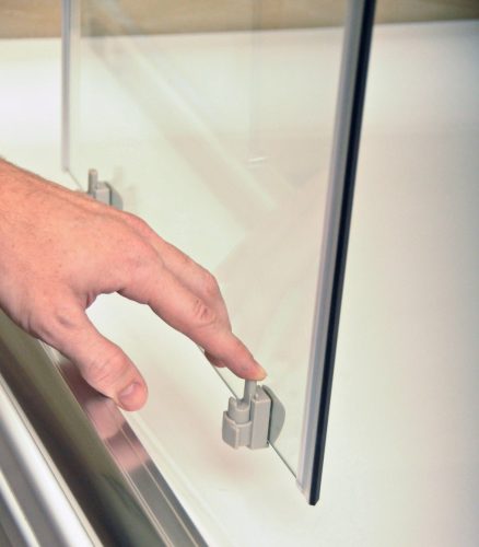 Ravak Blix BLCP4 90x90 zuhanykabin krómhatású+transparent