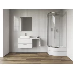   Ravak Blix II NBLCP4 Sabina 90x90 zuhanykabin krómhatású+transparent