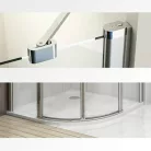 Ravak Chrome CSKK4-90 zuhanykabin krómhatású+transparent