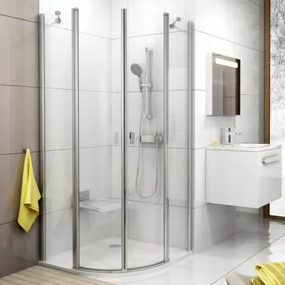 Ravak Chrome CSKK4-90 zuhanykabin szatén+transparent