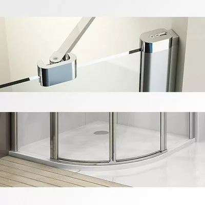 Ravak Chrome CSKK4-90 zuhanykabin szatén+transparent