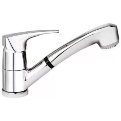 Mofém Flame mosogató csaptelep kihúzható zuhanyfejjel 40.978.28.00 rajza