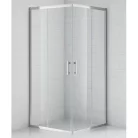 Roltechnik OBS2 800 szögletes zuhanykabin brillant profil transparent betét (4000703)