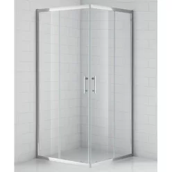   Roltechnik OBS2 900 szögletes zuhanykabin brillant profil transparent betét (4000704)