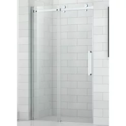   Roltechnik OBZD2 1400 kétrészes zuhanyajtó brillant profil transparent üveg (4000714)