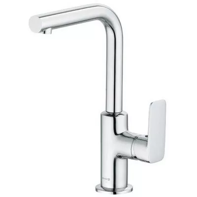 Kludi PURE&STYLE magasított mosdó csaptelep króm automata 400250575 rajza